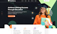 build lms educational website online course website education, elearning website