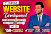 build custom website development as full stack next js react js developer