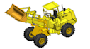 design 3d wheel loader model in solidworks