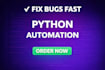 automate your boring tasks using python fast and reliably