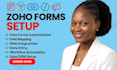 create zoho forms zoho CRM and automation for medical workflow system