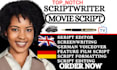proofread format and edit screenplay feature film script youtube tv script