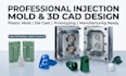 design injection mold, plastic mold, 3d mold and cad model