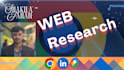 do web research and data entry