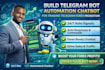 develop a professional telegram bot, forex trading bot, telegram bot for channel