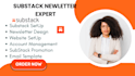 setup substack account, manage substack substack newsletter substack manage