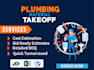do plumbing takeoff and material cost estimation