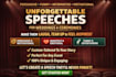 write persuasive, funny, informative, motivational speech for ceremony, wedding