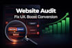 audit your website UX and give actionable improvements
