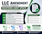 do llc amendment llc address change and registered agent update