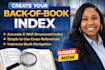 create your back of book index