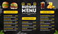 design modern restaurant menu, salon menu, or price list