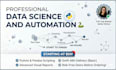 do advanced data science and python automation
