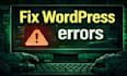 fix wordpress errors and broken website issues