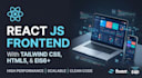 build a high performance react js frontend with tailwind CSS