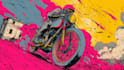 create cool retro comic art design illustration