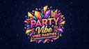 design a fun and vibrant party logo