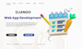 build a custom django web app with authentication