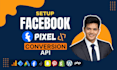 setup meta or facebook pixel conversion API and ga4 server side tracking via GTM