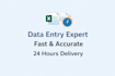 do fast and accurate data entry, typing, copy paste work