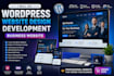 do wordpress website design, wordpress website development, business website