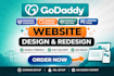 godaddy airo website design godaddy airo website redesign godaddy website design