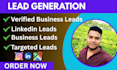 do b2b lead generation, linkedin leads, email list building