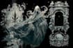 create dark art, metal, gothic illustration