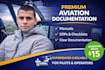 write aviation technical and safety documents, sops