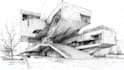 draw a high quality architectural drawing, sketch