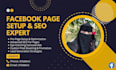 setup facebook business page and SEO carousel ads