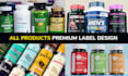 do the premium label design for your product