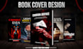 design professional book cover, ebook cover and kindle cover