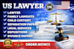 draft divorce and separation papers and child custody