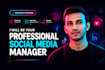 be your social media manager social media marketing manager