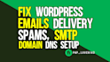 fix wordpress email delivery issues and setup wp mail SMTP