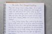beautifully handwrite letters, cards in my cursive handwriting style