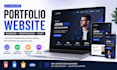 design and develop a professional portfolio website