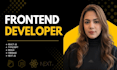 expert react js frontend developer for responsive websites