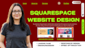 design squarespace website, redesign squarespace website development