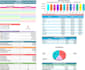 create a custom excel dashboard, budget tracker, business planner