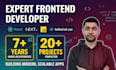 do custom website development as front end developer