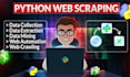 do web scraping, python web scraping, data scraping and data mining with python