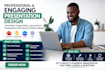 create modern powerpoint presentation, canva, google slides ppt slides design