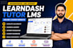 build wordpress lms website using learndash or tutor lms