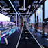 design a modern gym interior with functional and aesthetic layout