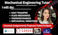 do mechanical engineering, thermodynamics, fluid mechanics, heat transfer class