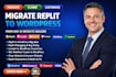 migrate replit website to wix wordpress  squarepace rebuild replit ai site