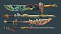 design unique weapons illustrations