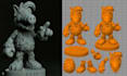 color 3d model to multicolor 3mf file slice split stl convert 2d to 3d printing